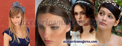 diademas mujeres moda peinados cabello